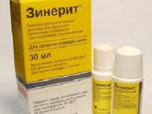 Зинерит – препарат для лечения угревой сыпи