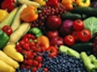 Правильное питание, здоровая жизнь, овощи и фрукты, зелень, витамины